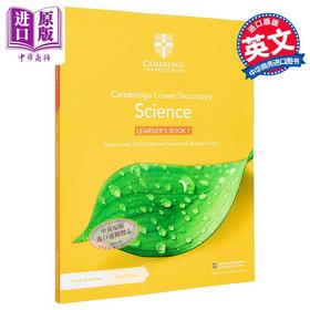 【中商原版】NEW Cambridge Lower Secondary Science Learner's Book 7剑桥初中科学学生书第七册