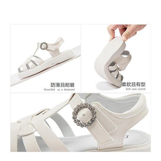 笛莎Deesha 女童童鞋2025夏新款时尚凉鞋 商品图3