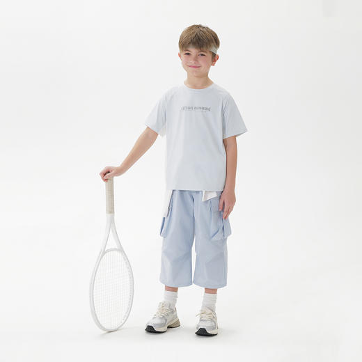 【轻弹透气】马克珍妮男女童速干工装裤 儿童裤子春夏新款550631 商品图1