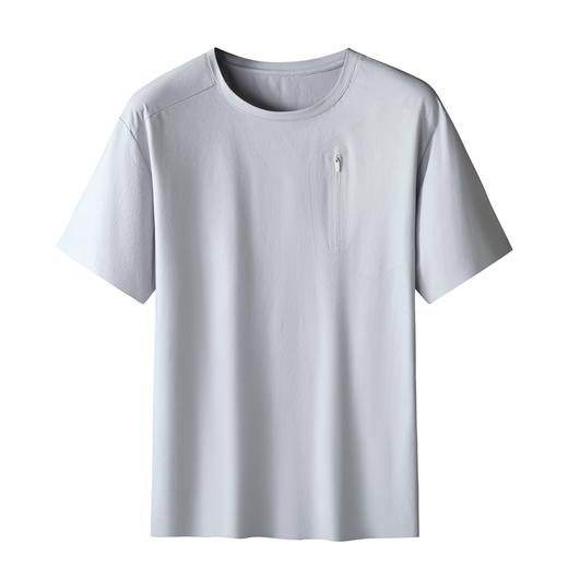 【DTH】大依优型大码圆领短袖T恤加肥加大肥佬休闲宽松运动胖子上衣男士 商品图3