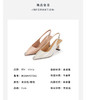 westory春季新款中跟尖头后空细带皮鞋W24AH5725123 商品缩略图5