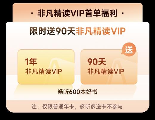 【讲书会员】非凡精读馆1年VIP+非凡精读馆季卡VIP-【私域专属】 商品图1