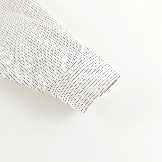 马克珍妮男童清新条纹衬衫儿童纯棉休闲衬衣2025年春装新款550501 商品图4