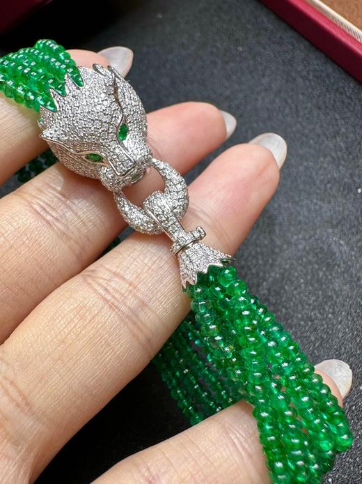 35ct算盘珠祖母绿手链 商品图4