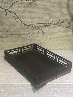 小叶紫檀四宝盒底座31*21*5cm