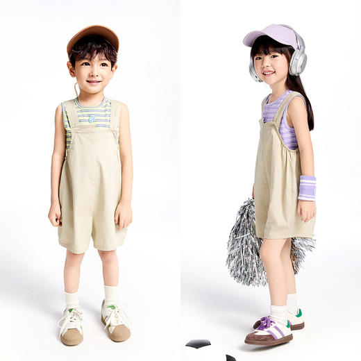 男女童套装夏季新款安奈儿童装实体店同款XM522684 商品图3