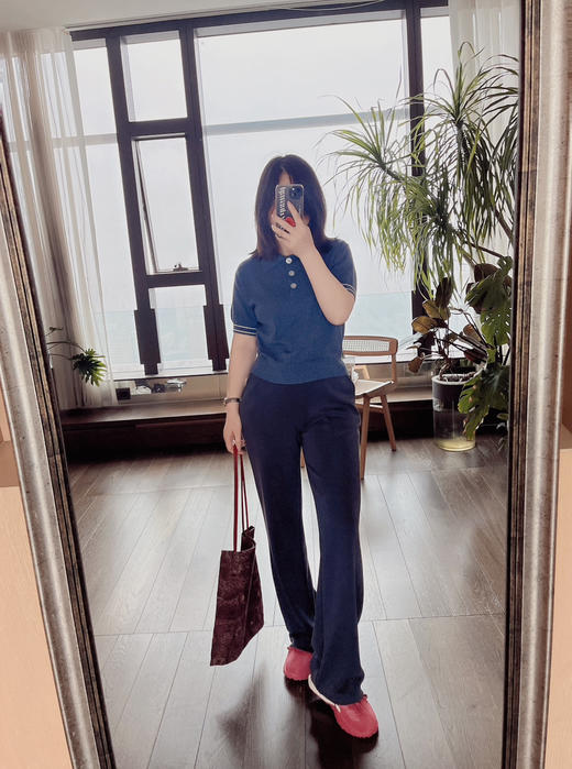 【奔跑无束缚】噢蜜ooomeooo云朵抗皱直筒裤 商品图3