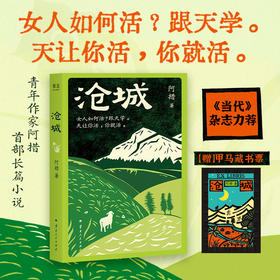 《沧城》：女人如何活？跟天学。天让你活，你就活。《当代》文学杂志权威力荐！云南版《我的阿勒泰》