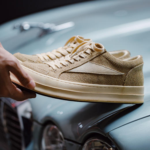 马登男士板鞋小众厚底增高百搭潮鞋子美式高街复古做旧休闲帆布鞋 商品图0