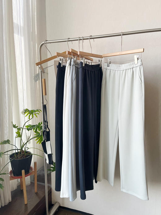 【奔跑无束缚】噢蜜ooomeooo云朵抗皱直筒裤 商品图8