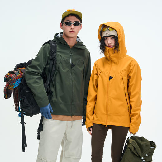 LUCKY DEER/幸运鹿春季时尚男女款软壳衣防风防水保暖复合外套 商品图0