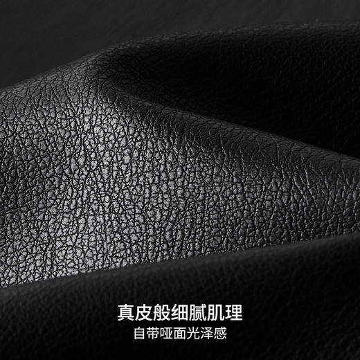 simplepiece休闲裤女PU皮质挺缝直筒裤 商品图4