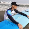 泳镜侠推荐！TOSWIM男款显瘦时尚修身潜水大码夏季度假冲浪游泳幻彩电掣 商品缩略图1
