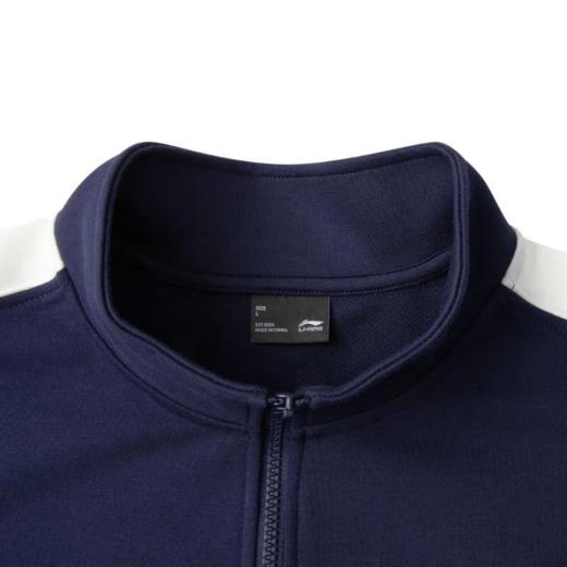 【L/XL断码】李宁2025春季新款男子运动生活系列宽松立领针织百搭运动外套AFDV111【库存有限，如无货将做退款，介意慎拍！】 商品图3