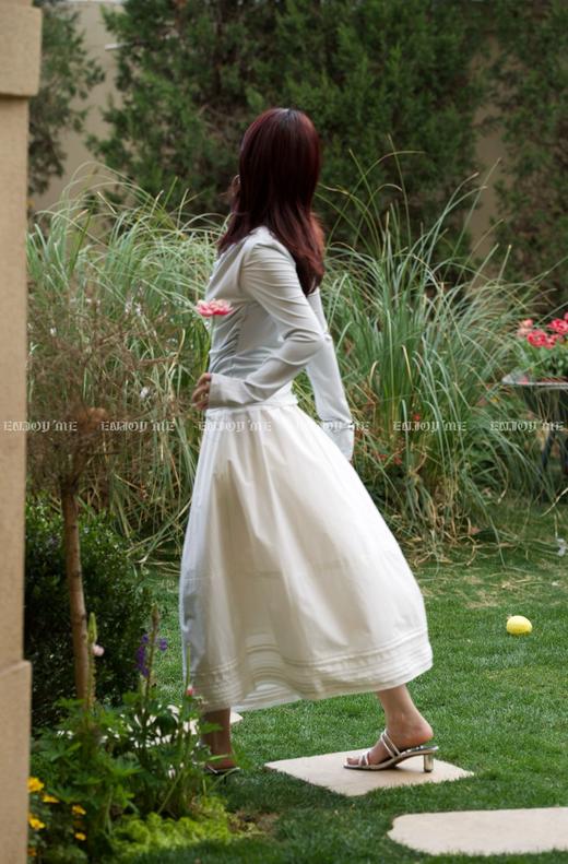 【门店同款】ENJOY春季“绮梦繁花”拼蕾丝上衣 161907480 商品图4