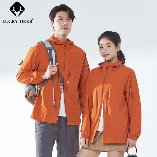 LUCKY DEER/幸运鹿夏季情侣款轻薄冰感UPF50+防晒衣 商品图4