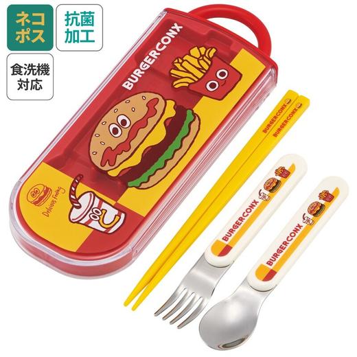 日本进口Skater清洗餐具三件套卡通汉堡 商品图0