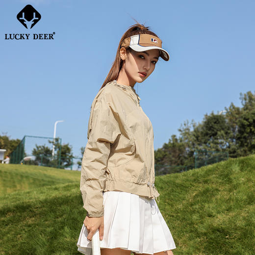 LUCKY DEER/幸运鹿女款收腰运动休闲轻量upf50+防晒衣 商品图3