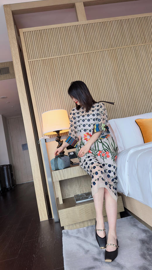 westory春季新款小低跟金属圆头优雅舒适玛丽珍单鞋W24AE56831 商品图7