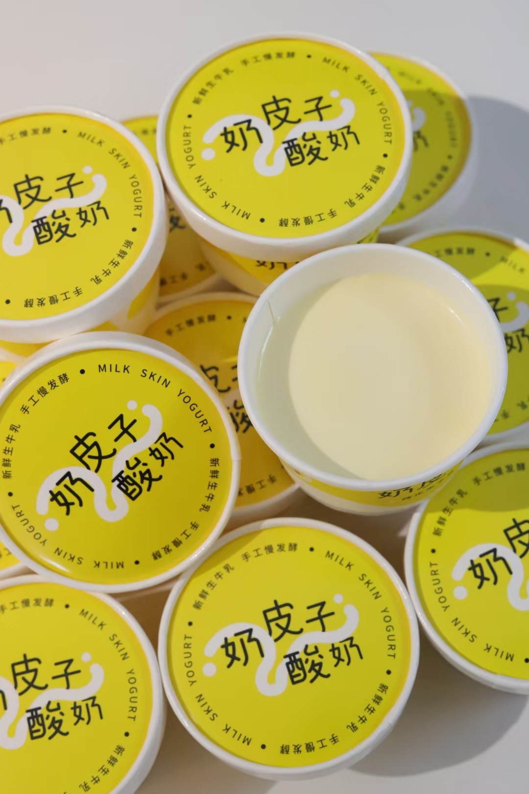 蓝风车奶皮子酸奶（无奶皮子粉，只用明治/唯品鲜牛乳+蓝风车）