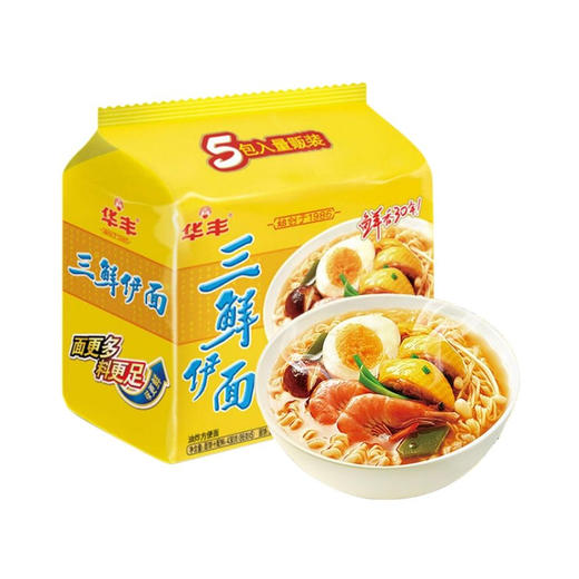 华丰三鲜伊面 86g*1袋/5袋 商品图0