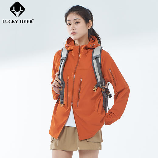 LUCKY DEER/幸运鹿夏季情侣款轻薄冰感UPF50+防晒衣 商品图6