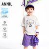 男童SORONA凉感短袖针织套装夏季新款安奈儿童装实体店同款XB521606 商品缩略图0