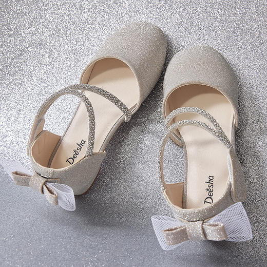 笛莎Deesha 女童童鞋2025夏新款时尚凉鞋 商品图0