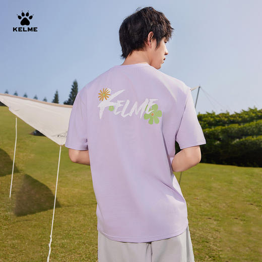 卡尔美2025新款男女同款中性短袖T恤 商品图4