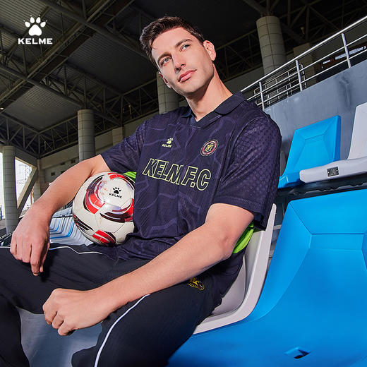 卡尔美新款男士翻领T恤 商品图3