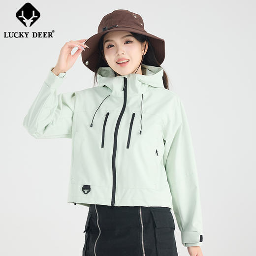 LUCKY DEER/幸运鹿情侣款山系轻量化防风防泼水单层外套（96168） 商品图6