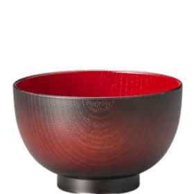 日本进口石田汤碗 木纹碗 晕染