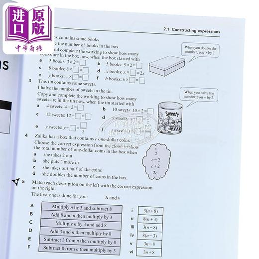 【中商原版】NEW Cambridge Lower Secondary Mathematics Workbook 8剑桥初中数学练习册八年级初二 商品图3