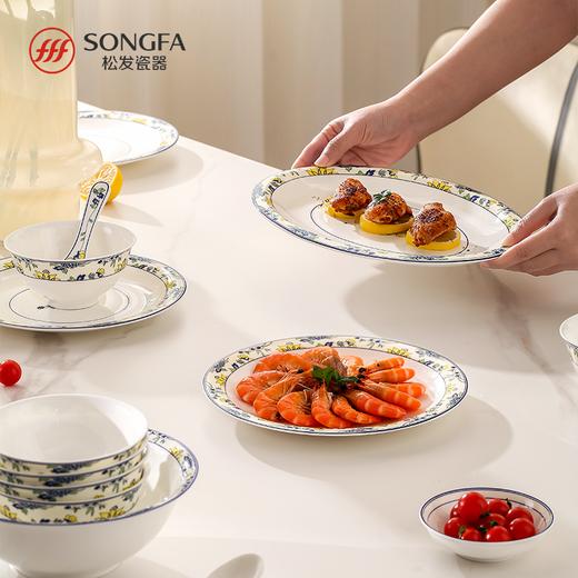 48头闲庭花香骨瓷釉中餐具 商品图7