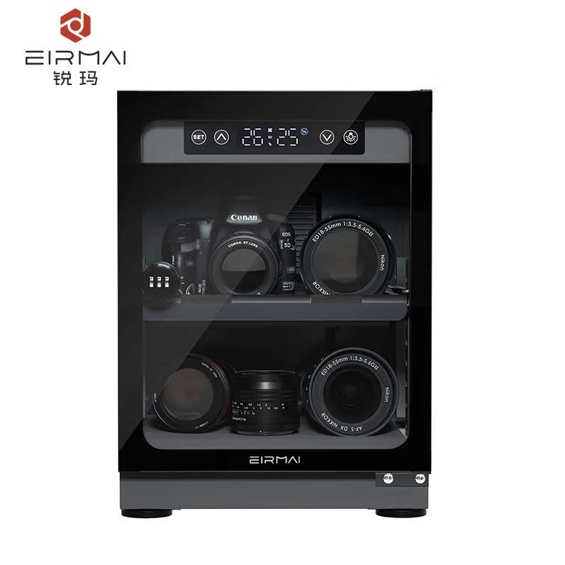 锐玛单反相机防潮箱办公家用电子防潮柜镜头邮票干燥箱