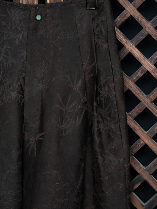 盛唐牡丹 |风清影竹香云纱女裤 商品图2