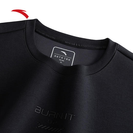 【299任选2件】安踏简约套头衫卫衣男士春季新款修身圆领长袖运动上衣152517702S 商品图2