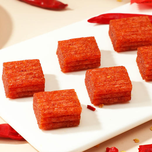 【一口一个，嘎嘎满足~】素大刀肉 整袋辣条面筋 香辣儿时回忆 网红麻辣休闲零食 独立小包装 美味随心-QQ 商品图2