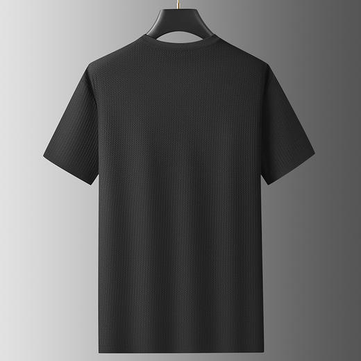 【冰丝】【DDP】大依优型大码短袖T恤休闲圆领冰丝透气男士加肥加大码运动半袖上衣胖子 商品图2