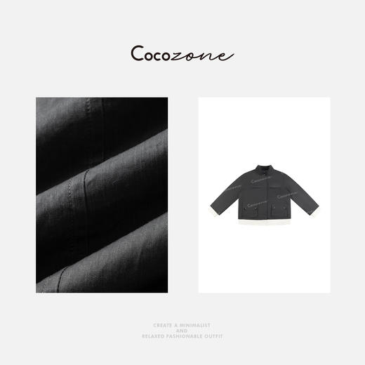 COCO ZONE 2025春新款时尚立领复古工装外套CD2A0361 商品图2