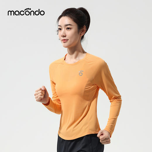 马孔多汗不显科技跑步长袖T恤8代 吸湿速干 腋下一片式拼接 训练 商品图2