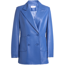 6902305541179 欧时力ochirlyochirly  欧时力春装西装领羊皮长袖皮衣外套女1GY3314450 160/84A