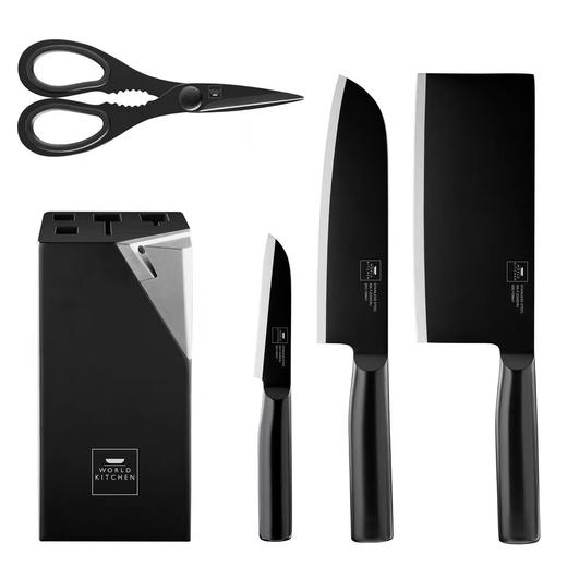 康宁Snapware WORLD KITCHEN黑骑士系列刀具五件套 商品图4