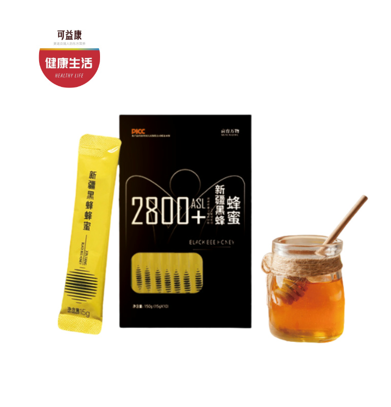 粮票|伊犁黑蜂蜂蜜 200多种蜜源植  古法过滤 微甜更香醇 15g*10条/盒