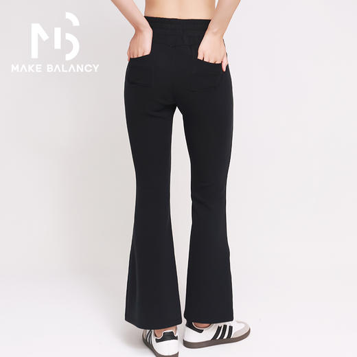 Makebalancy/慕柏郦健身喇叭裤修身显瘦显高纹理感亲肤软糯透气2359 商品图2