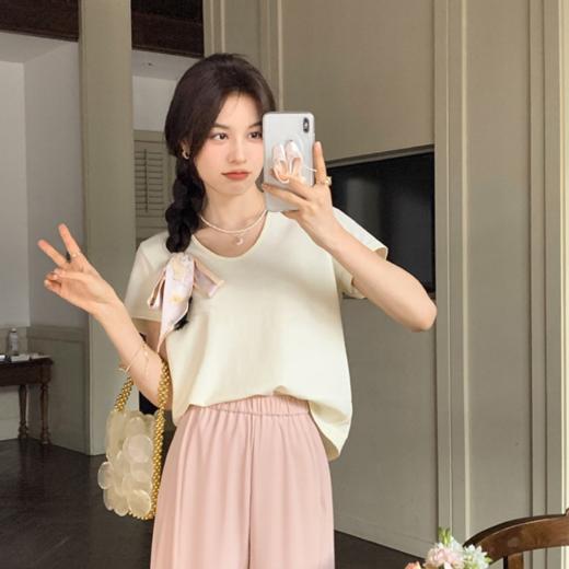 【热卖中！69元/两件！2-5天发货】夏日白月光T恤 基础款六色超百搭！ 商品图2