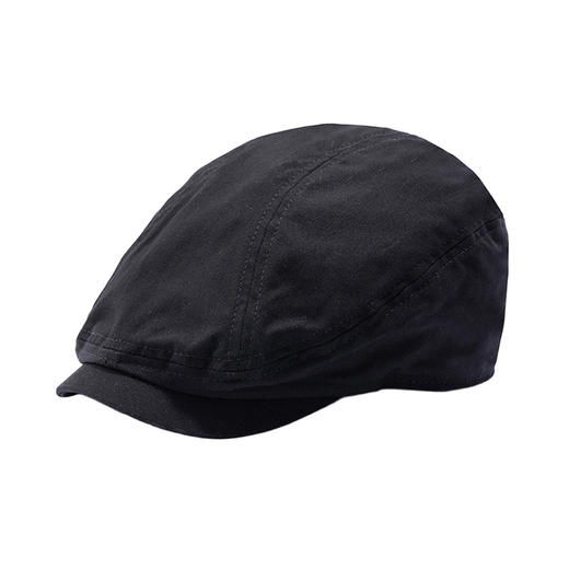 【简约贝雷帽】男女棉质透气贝雷帽防晒遮阳帽夏季帽子报童帽纯色 商品图2