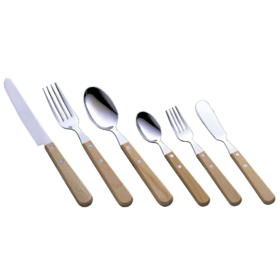 日本进口佐藤金属甜点叉子浅棕