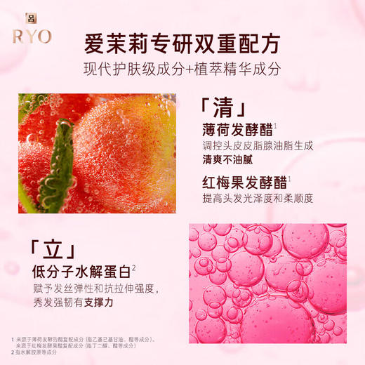 吕植萃鲜酵轻盈蓬松洗发水650ml/112586 粉红吕全新升级控油蓬松 商品图2