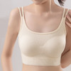 【百搭双肩带文胸吊带】美背裹胸内衣女士文胸无钢圈打底内搭吊胸垫无缝抹胸 商品缩略图8